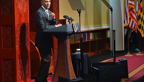 Barackas Obama JAV mečetėje