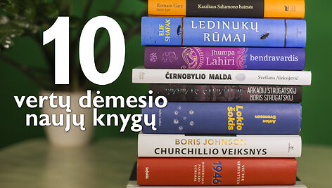 10 vertų dėmesio naujų knygų