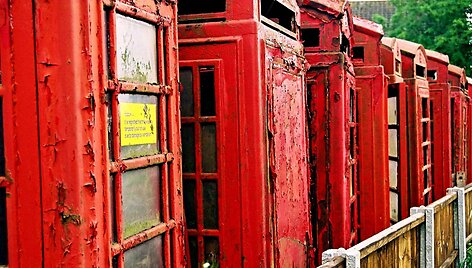 Senų telefono būdelių kapinynas Didžiojoje Britanijoje