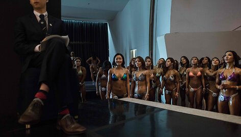 Pietų Korėjoje surengtas kultūrizmo &bdquo;Mis Bikini&ldquo; konkursas