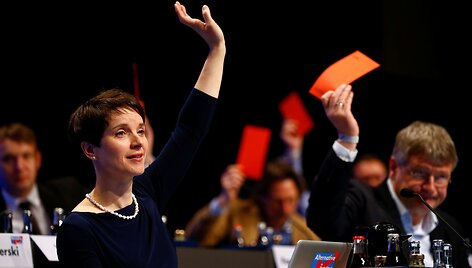 Vokietijos de&scaron;iniojo sparno AfD priėmė antiislami&scaron;ką manifestą