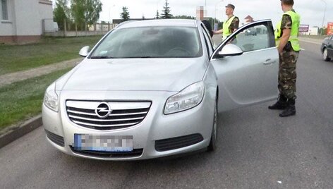 Sulaikytas automobilis