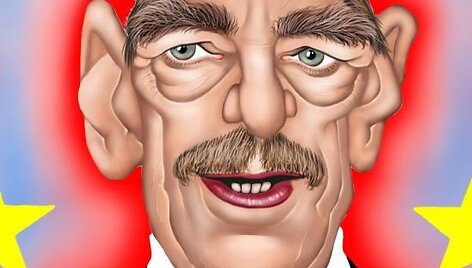 Vaclavo Havelo karikatūra