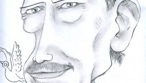 Vaclavo Havelo karikatūra