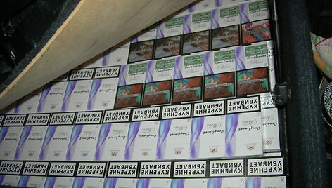 Sulaikyta cigarečių kontrabanda