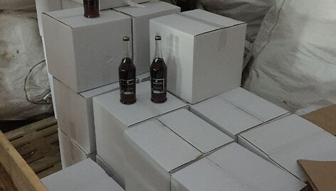 Sulaikytas nelegalus alkoholis