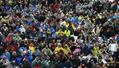 Žmonės renkasi į Donaldo Trumpo inauguraciją  Va&scaron;ingtone