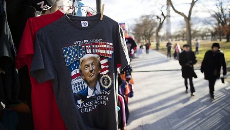 Va&scaron;ingtonas ruo&scaron;iasi Prezidento Donaldo Trumpo inauguracijai