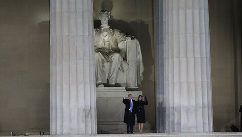 Va&scaron;ingtone koncertu pasitiktas Donaldas Trumpas 