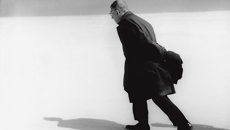 J.P.Sartre Lietuvoje. Nida, 1965