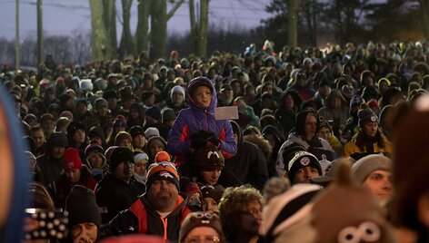 JAV &scaron;vilpikas Philas pamatė savo &scaron;e&scaron;ėlį ir prognozuoja ilgą žiemą