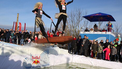 Vilniuje surengtas &bdquo;Red Bull Jump & Freeze&ldquo; renginys