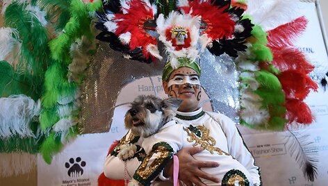 Augintinių drabužių madų &scaron;ou Niujorke