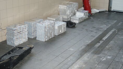 Sulaikyta cigarečių kontrabanda