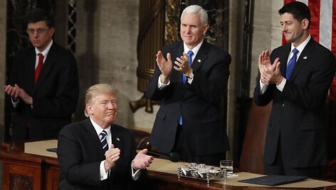 Donaldo Trumpo kalba JAV Kongresui