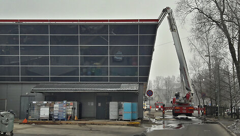 Rygos prekybos centre &bdquo;Jugla&ldquo; kilo gaisras