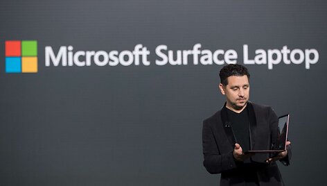 &bdquo;Microsoft&ldquo; pristatė naująjį &bdquo;Surface Laptop&ldquo;