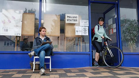 Didžiojoje Britanijoje prasideda balsavimas i&scaron;ankstiniuose parlamento rinkimuose