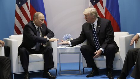 Vladimiro Putino ir Donaldo Trumpo susitikimas