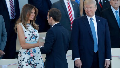 E.Macronas ir D.Trumpas Paryžiuje paminėjo Bastilijos paėmimo dieną