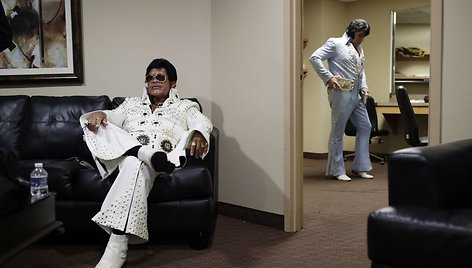 Elvis'o Presley pamėgdžiotojai Las Vegase