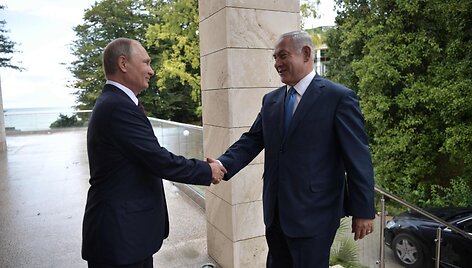 Vladimiro Putino ir Benjamino Netanyahu susitikimas Sočyje