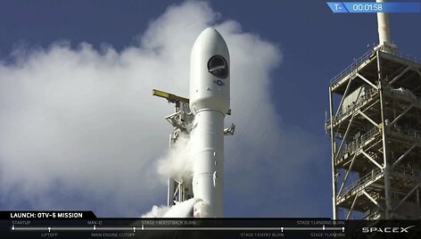 &bdquo;SpaceX&ldquo; sėkmingai i&scaron;kėlė į orbitą eksperimentinį daugkartinį erdvėlaivį robotą X-37B