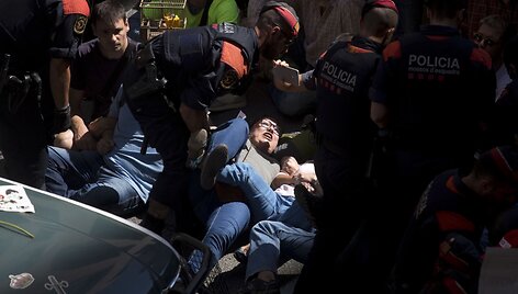 Protestai Barselonoje