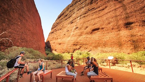 Kata Tjuta uolos Australijoje 