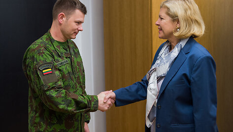 Vokietijos ambasadorės vizitas Lietuvos kra&scaron;to apsaugos ministerijoje