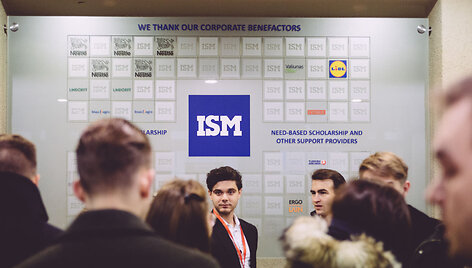 Studentų organizuoto &bdquo;TEDxISM&ldquo; akimirka