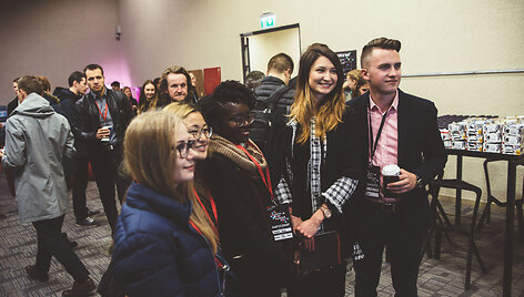 Studentų organizuoto &bdquo;TEDxISM&ldquo; akimirka