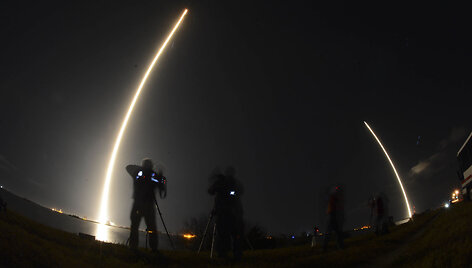 &bdquo;SpaceX&ldquo; paleido mįslingą JAV vyriausybės kosminį aparatą &bdquo;Zuma&ldquo;
