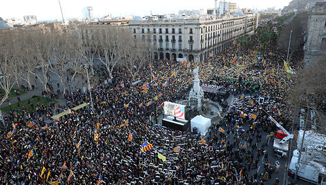 Protestas Barselonoje