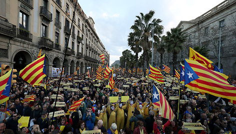 Protestas Barselonoje