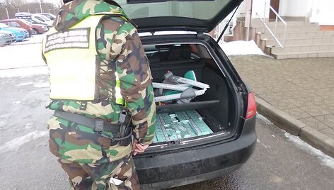 Sulaikyta cigarečių kontrabanda