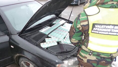 Sulaikyta cigarečių kontrabanda