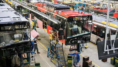Gamykloje &bdquo;Solaris Bus & Coach S.A&rdquo; gaminami autobusai Vilniui