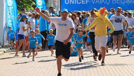 Jubiliejų švenčianti „Unicef Lietuva“ vaikų bėgimu sujungs net 5 miestus