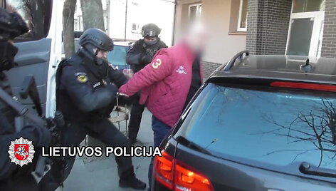 Neteisėtai informaciją apie pareigūnus rinkusio vyro sulaikymas Klaipėdoje