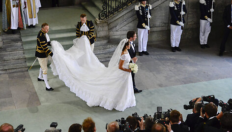 &Scaron;vedijos princesė Madeleine ir bankininkas Christopheris O'Neillas