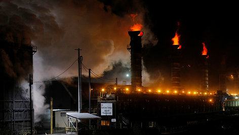 Akmens anglių kasyklų industrinis miestelis Prinstonas, Vakarų Virdžinijoje