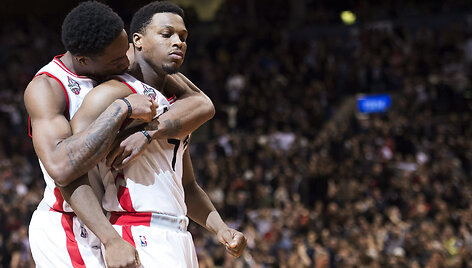 Kyle'as Lowry ir DeMaras DeRozanas