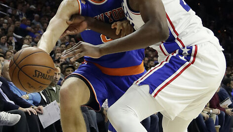 Mindaugas Kuzminskas ir Joelis Embiidas
