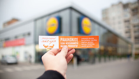  &bdquo;Lidl&ldquo; kviečia prisidėti prie &bdquo;Maisto banko&ldquo; akcijos: &scaron;iuo metu labiausiai trūksta mėsos ir žuvies konservų