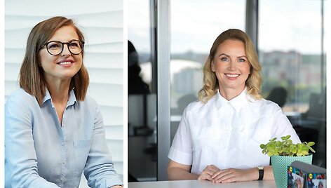 &bdquo;Philip Morris Baltic&ldquo; žmonių ir kultūros vadovė Sandra Dauk&scaron;ienė ir  &bdquo;Lidl Lietuva&ldquo; valdybos narė ir personalo vadovė Sandra Savickienė