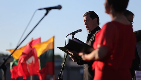 Tarptautinio vasaros festivalio atidarymas Chaimo Frenkelio viloje subūrė &Scaron;iaulių bendruomenę