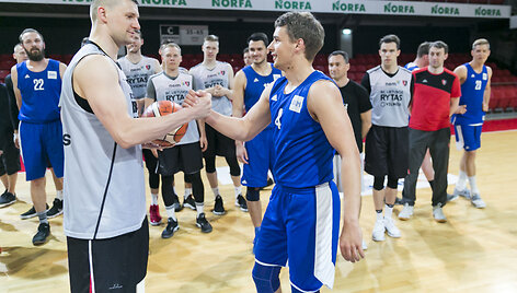 ISM krep&scaron;inio komandos ir BC Lietuvos rytas susitikimas