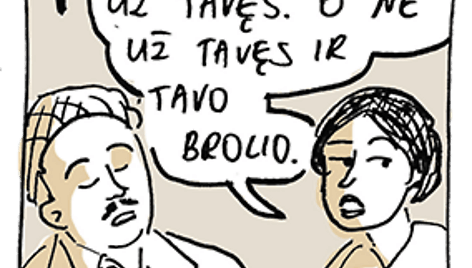 Jono Vailokaičio komiksas.