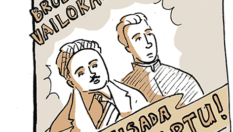Jono Vailokaičio komiksas.
